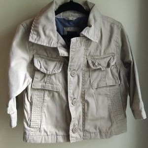 Infant Boys Baby GAP Khaki Tan Jacket Coat 12-18M
